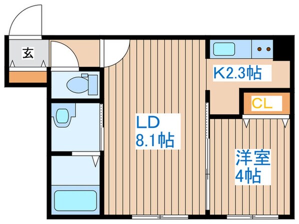 glife nishimachiの物件間取画像